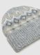 Grey Hat with Jacquard Pattern_1