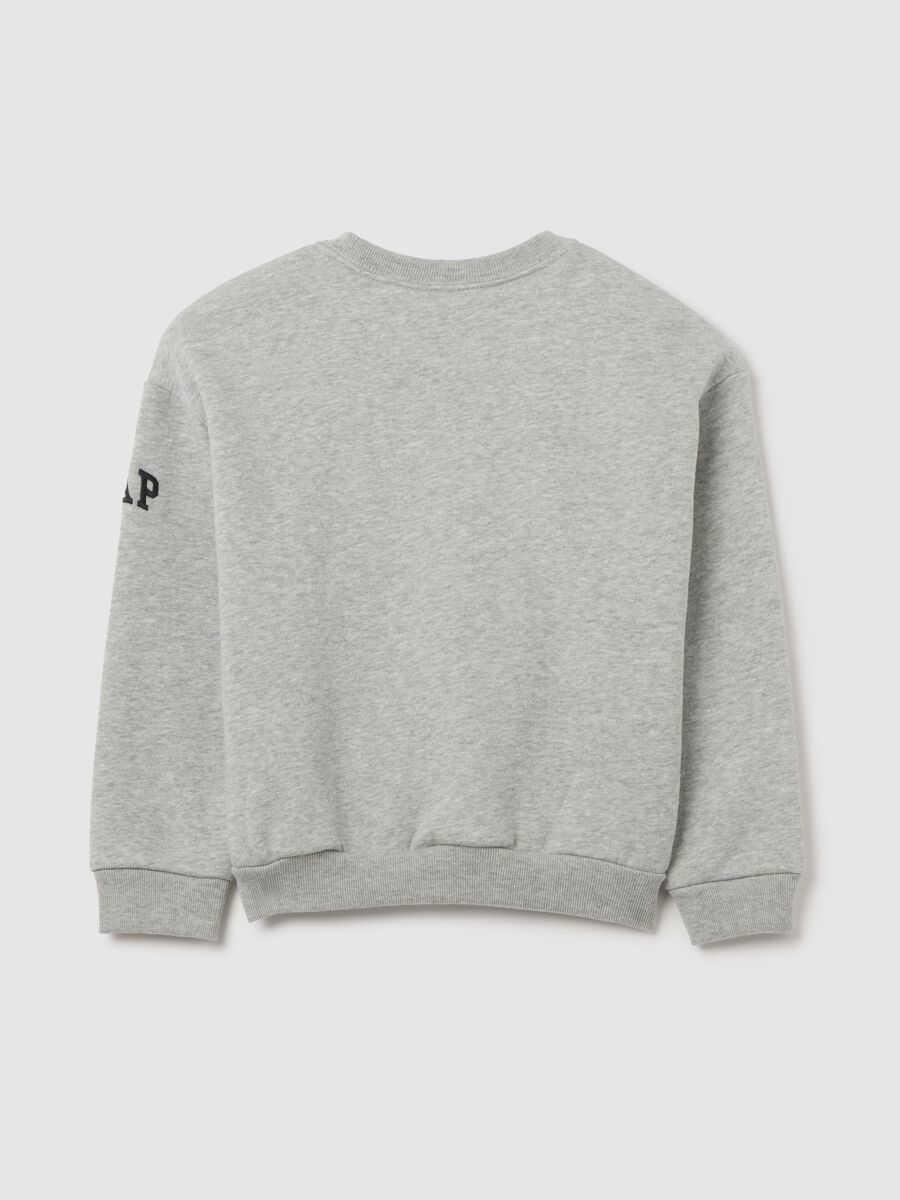 Grey sweatshirt with Daisy Duck print_1