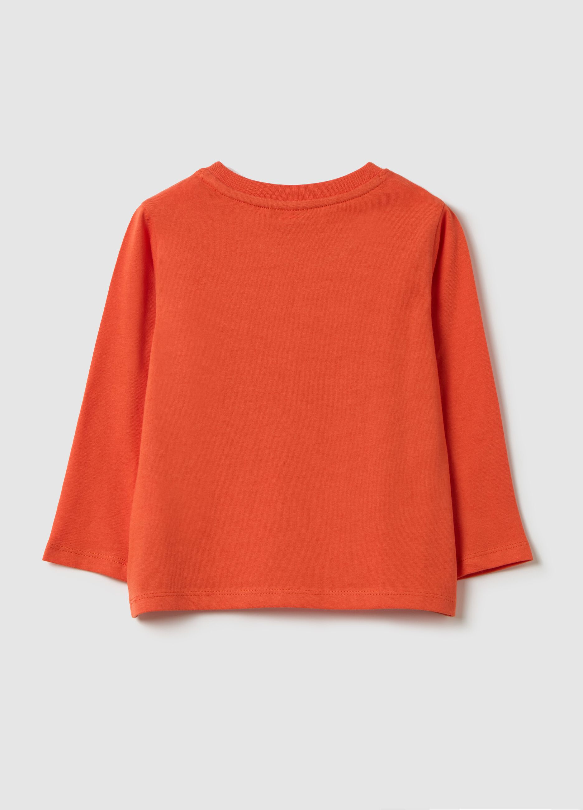 Children's Orange Pure Cotton Jumper