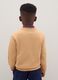 Beige Regular Fit Cotton Blend Kids Sweatshirt_2