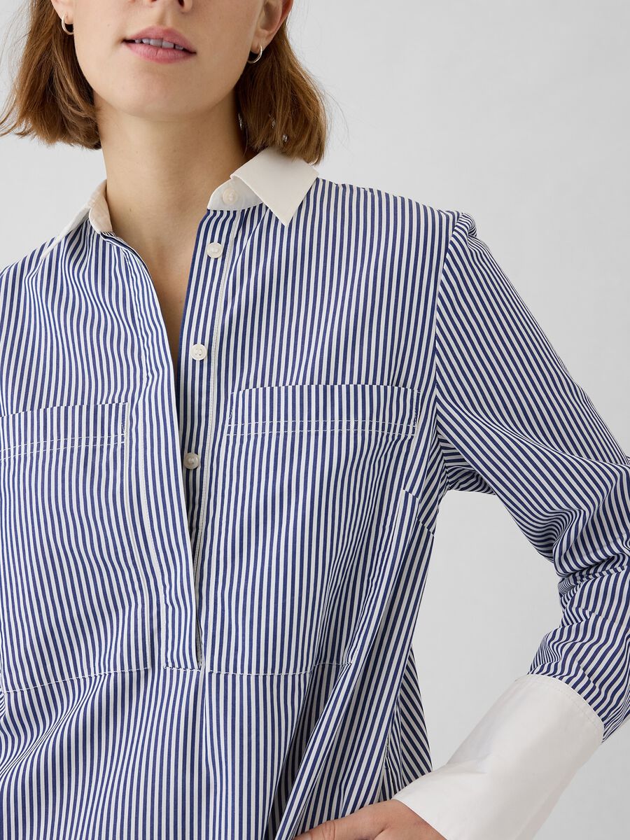 Short shirt dress with stripes_3