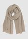 Beige Scarf with Print_0