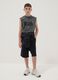 Boys&rsquo; black pure cotton shorts, comfort fit_0