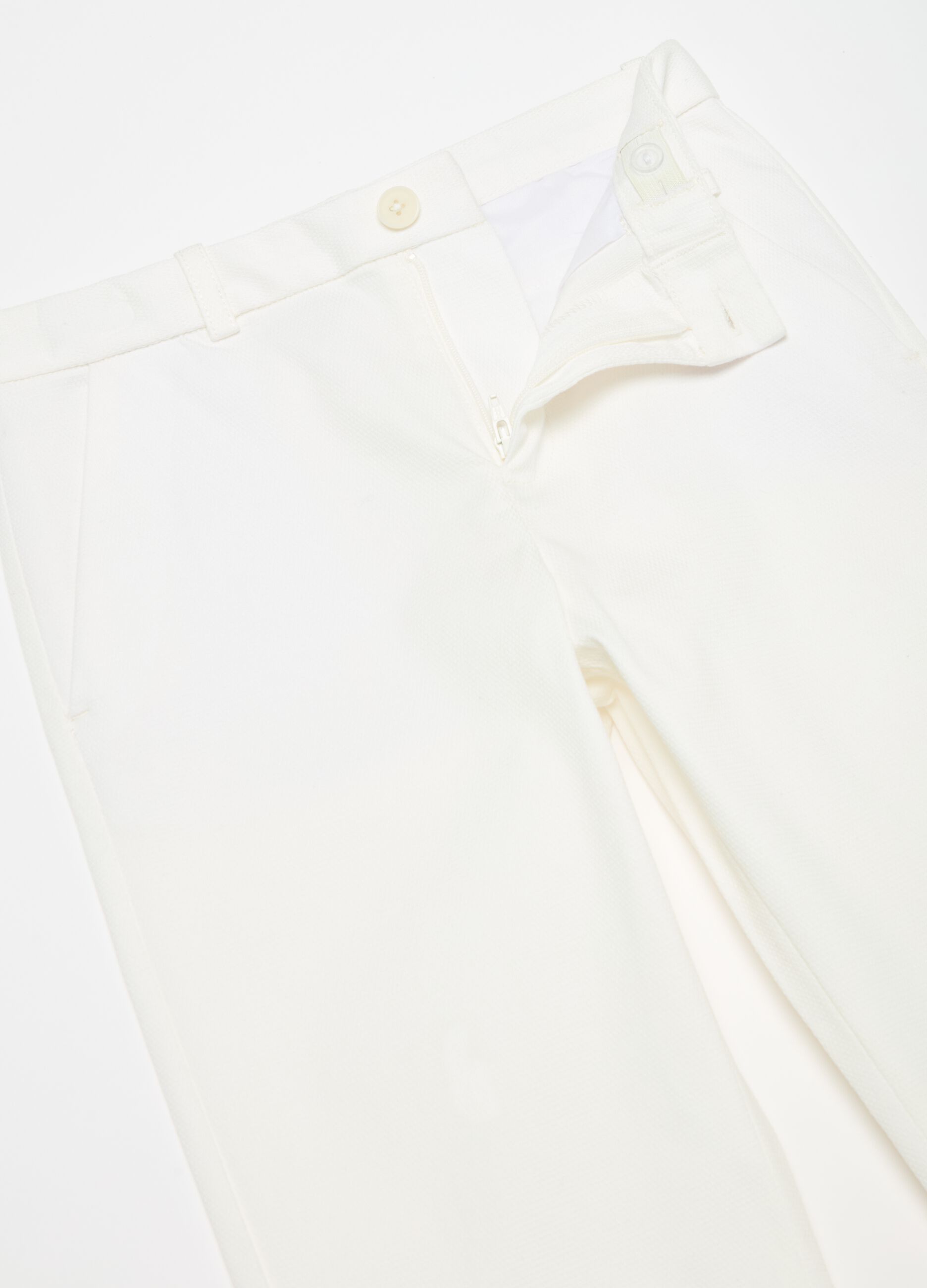 Pantaloni chino in cotone stretch