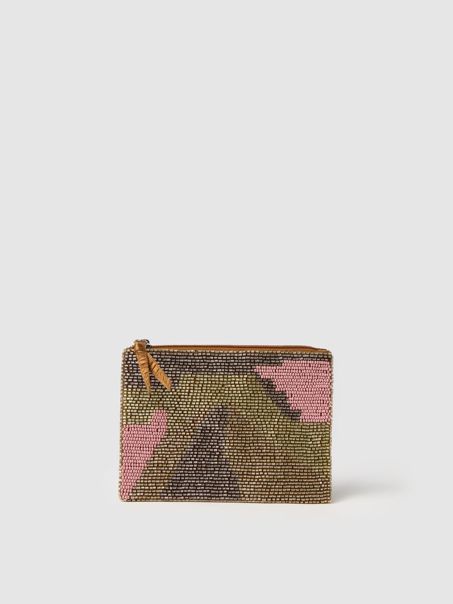 Multicolour Glass Bead Wallet_0