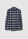 Multicolour checkered shirt in pure cotton, regular fit flannel_0