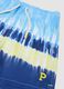 Blue tie-dye swim shorts with drawstring_2