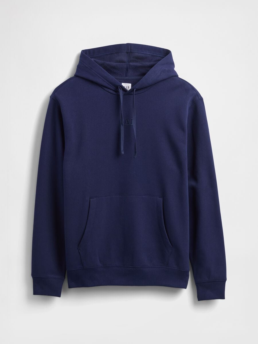 Blue Hoodie Sweatshirt_0