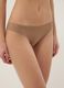 Brown regular fit seamless briefs_1