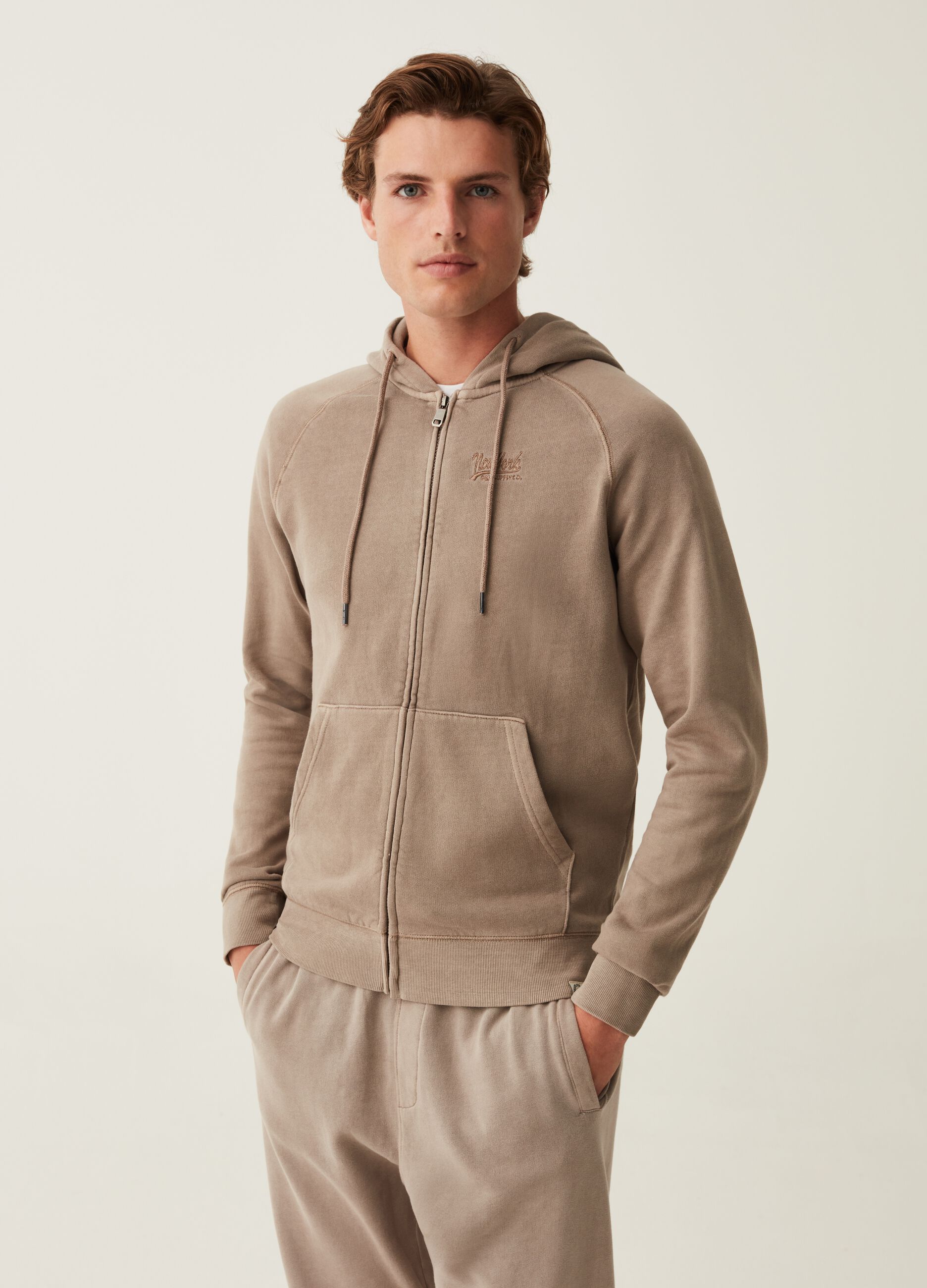 Felpe uomo con zip on sale di marca