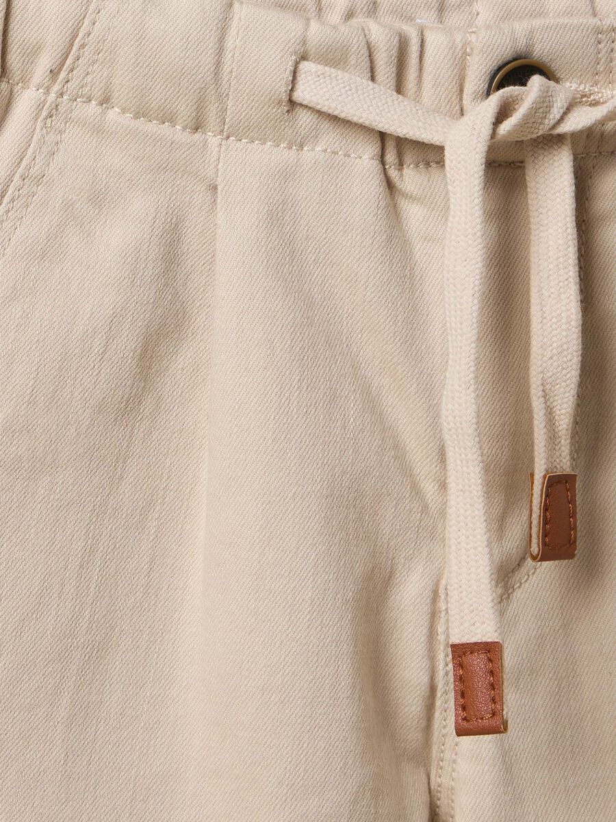 Lyocell-cotton blend trousers_1