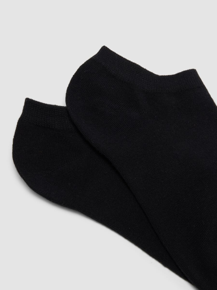 Five-pack of black organic cotton socks_1