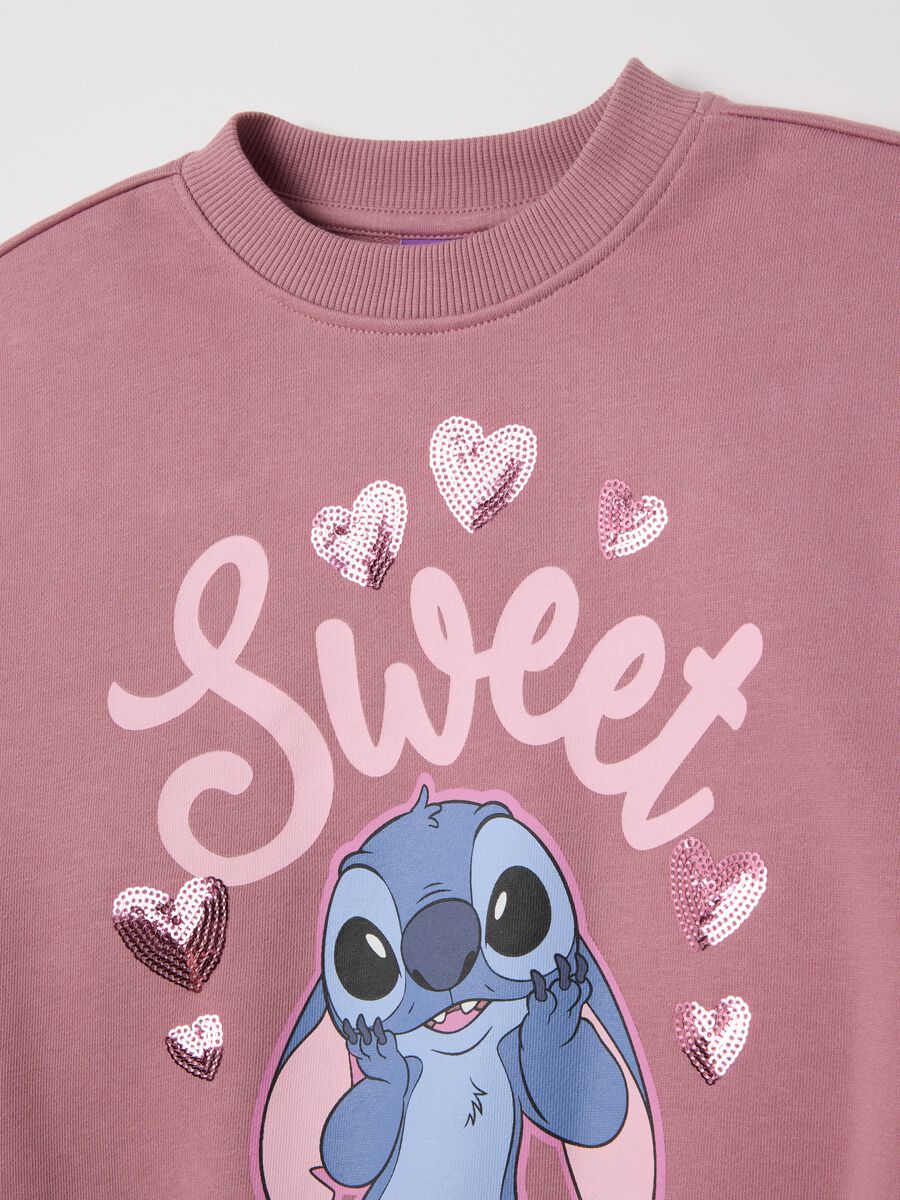 Girls' pink cotton blend oversized set_2