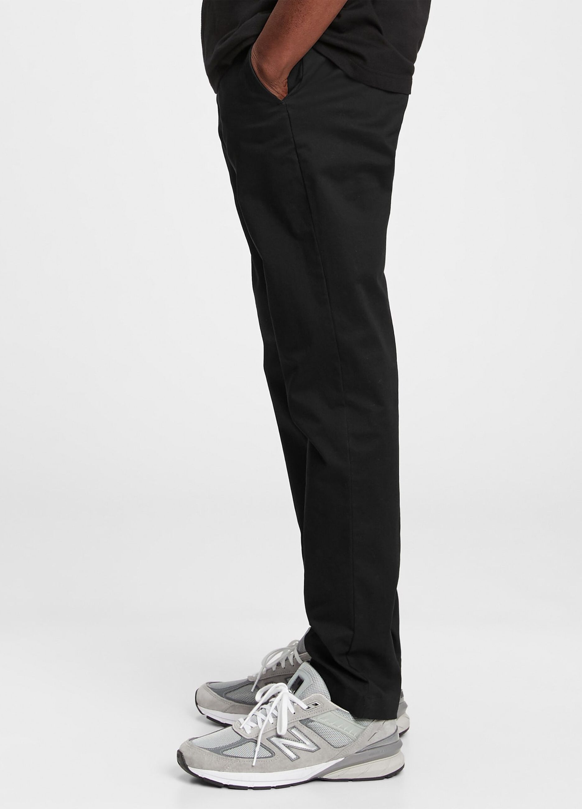 Pantaloni slim fit in cotone stretch