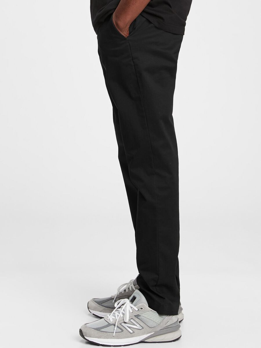 Slim fit, stretch cotton trousers_3