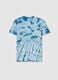 T-shirt Tie Dye con stampa "That's Rad"_4