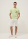 Green pure cotton regular fit T-shirt with Moscow Mule prints_1