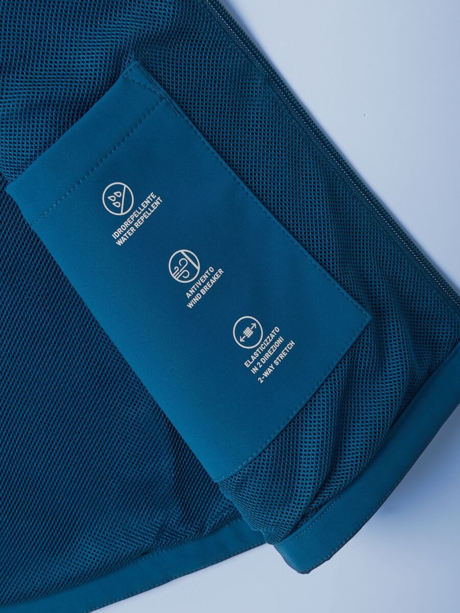 ALTAVIA SAILING blue windproof gilet in stretch fabric with zip_6