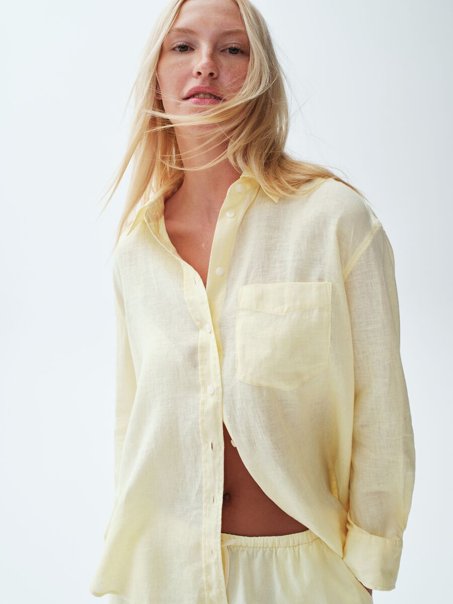 Pure linen shirt_4