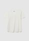 Women's White Stretch Cotton T-shirt_4