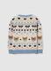 Multicolour regular fit baby girl's cardigan with embroidery_1