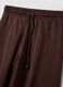 Brown baggy-fit pure cotton jogger trousers_5