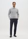 Grey Crew Neck Jumper Regular Fit_0