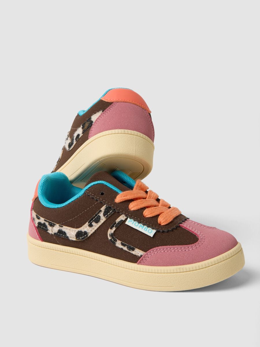 Multicolour trainers with contrast details_2