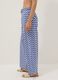 Long pure cotton multicolour floral-print trousers_3