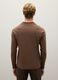 Brown pure cotton regular fit polo_2