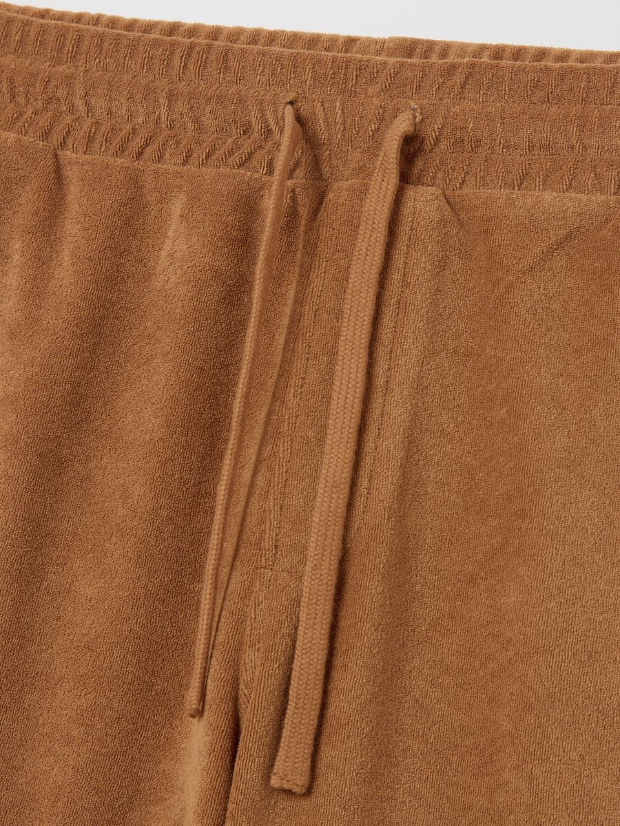 Terracotta Bermuda in cotton blend_5