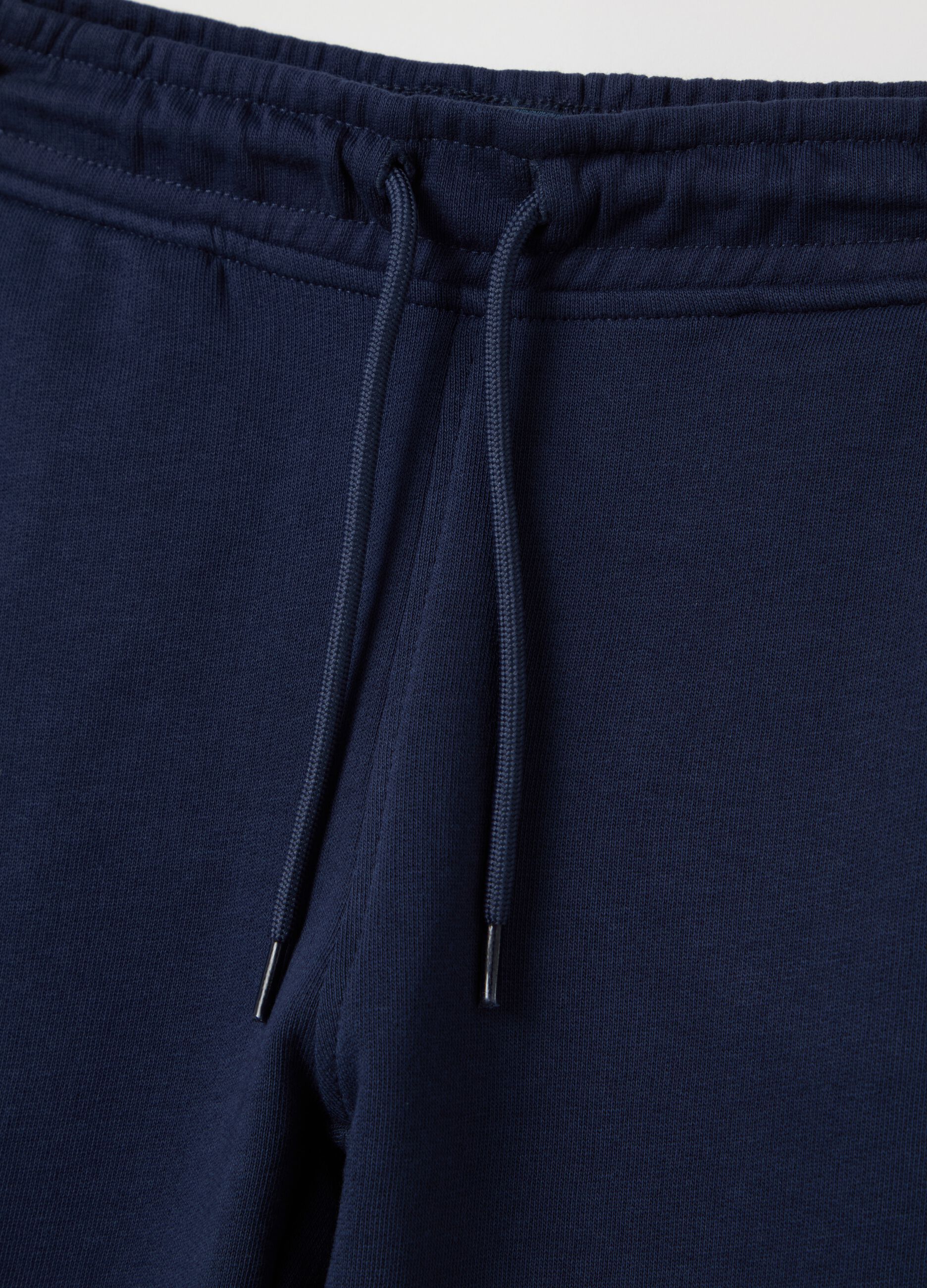 Cotton joggers with drawstring