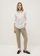 Beige Pure Cotton Baggy Trousers_0