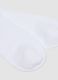 Pack of five white organic cotton sports socks_1