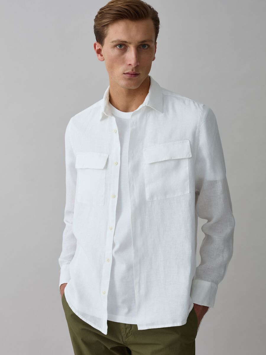 Linen shirt with pockets_1