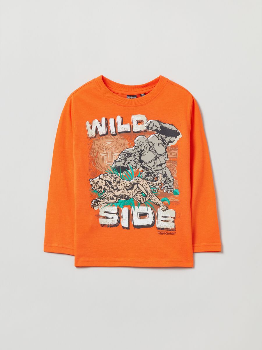 T-shirt maniche lunghe stampa Transformers_0