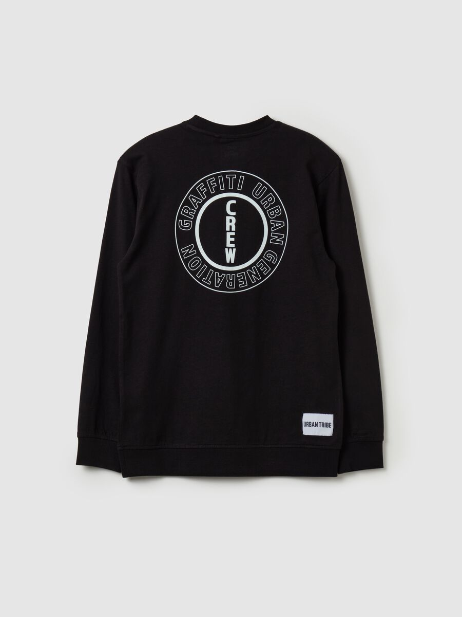 T-shirt a maniche lunghe con stampa_4