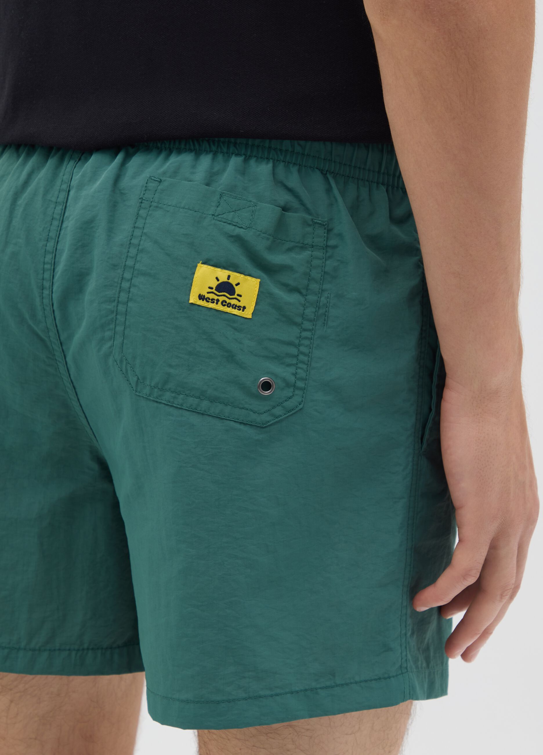 Green Ovs Beach Boxer Shorts