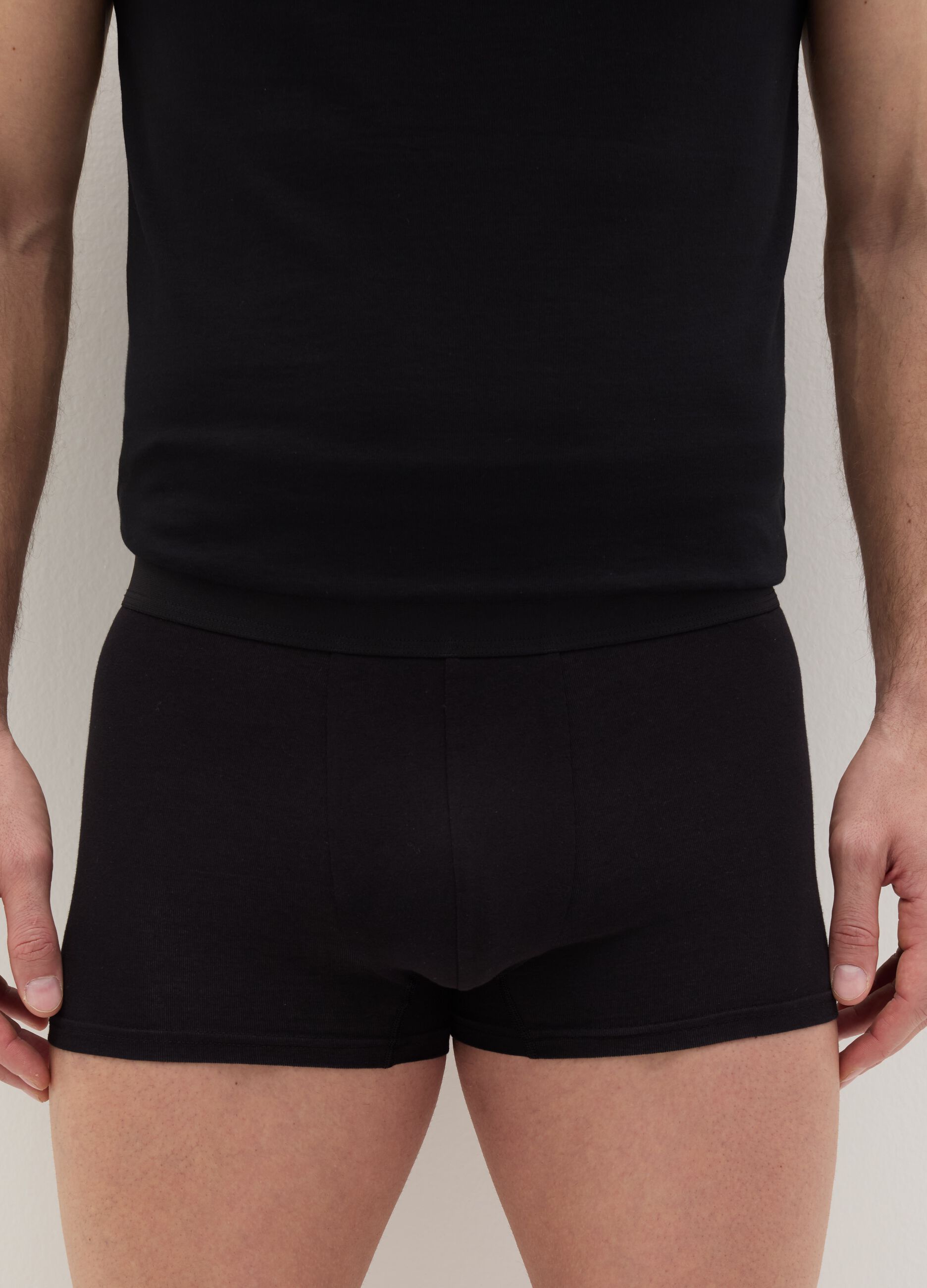 Three-pack stretch cotton boxer shorts