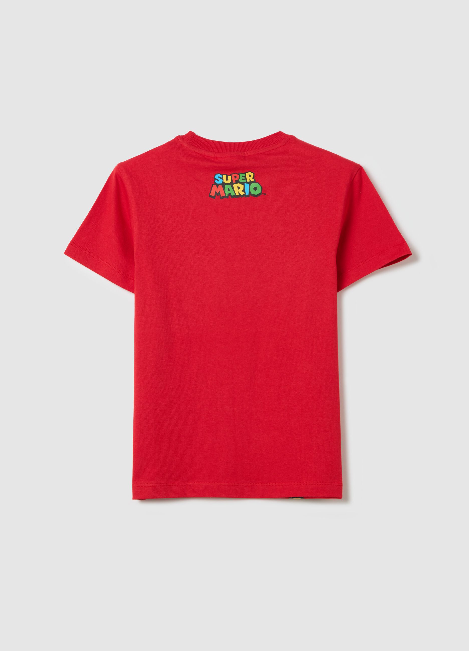 Red T-shirt in cotton with Super Mario™ print