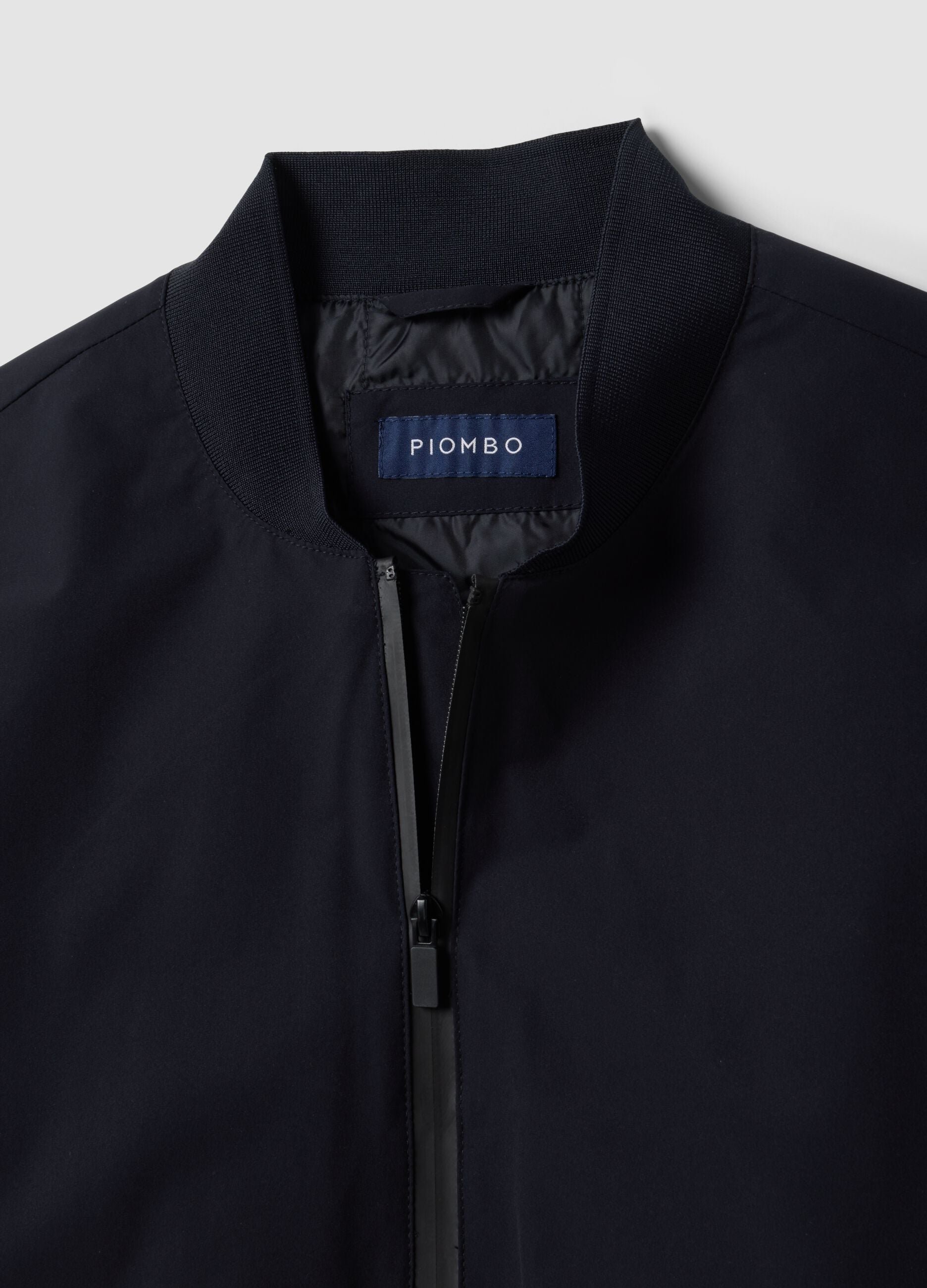 Blue regular-fit zip jacket