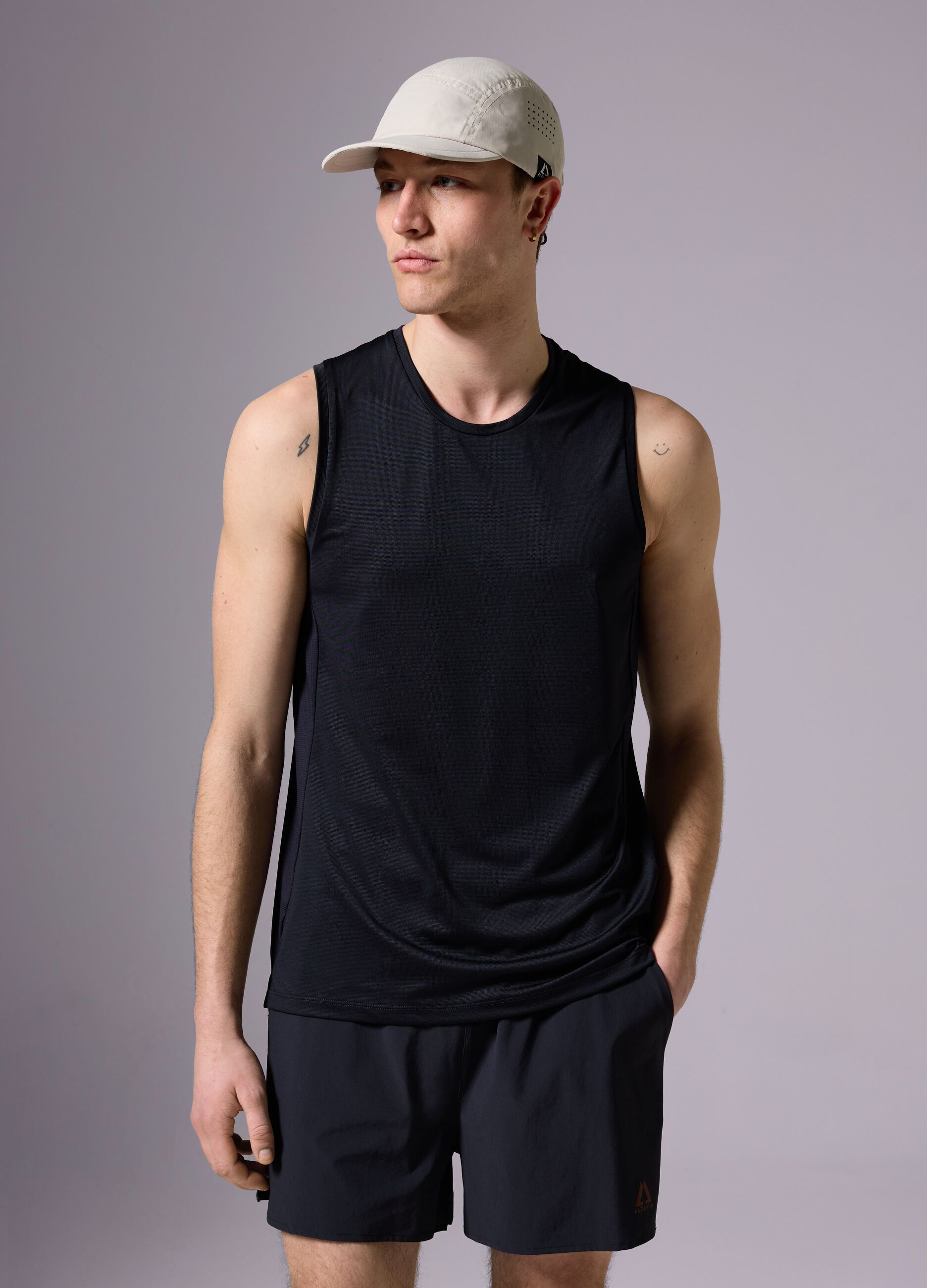 ALTAVIA WITH DEBORAH COMPAGNONI racerback vest in technical fabric