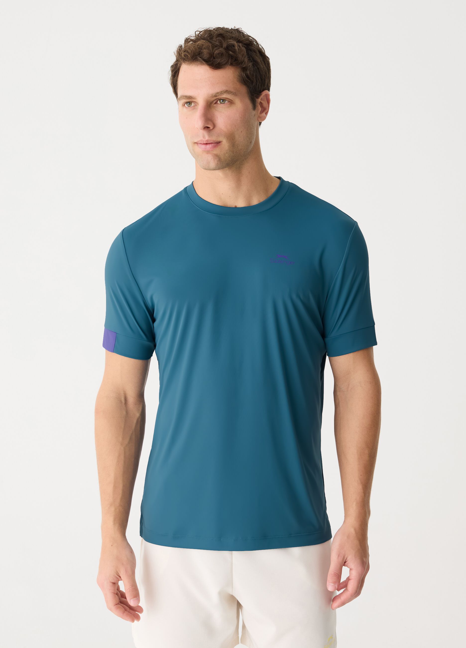 SLAZENGER T-shirt in technical fabric