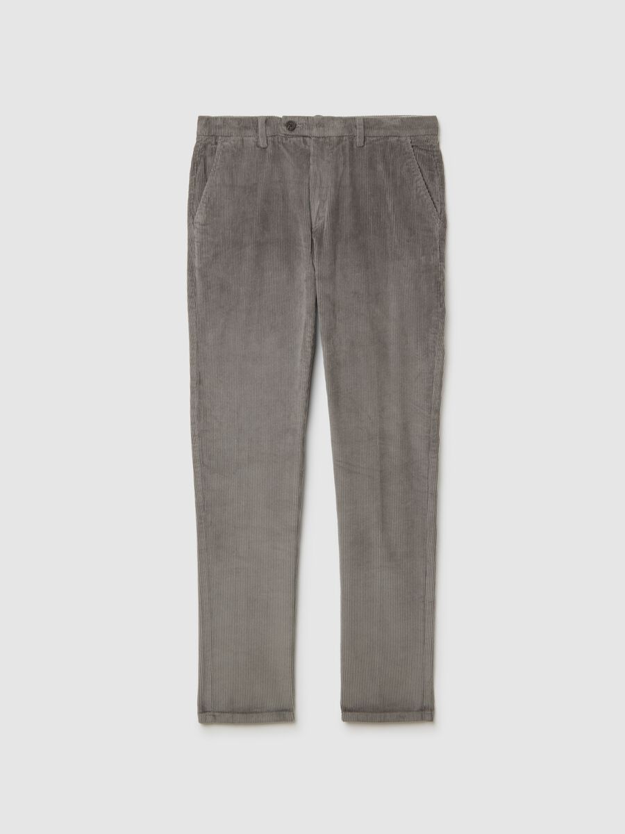 Grey Corduroy Trousers_0