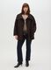 Brown curvy regular fit coat with buttons_1