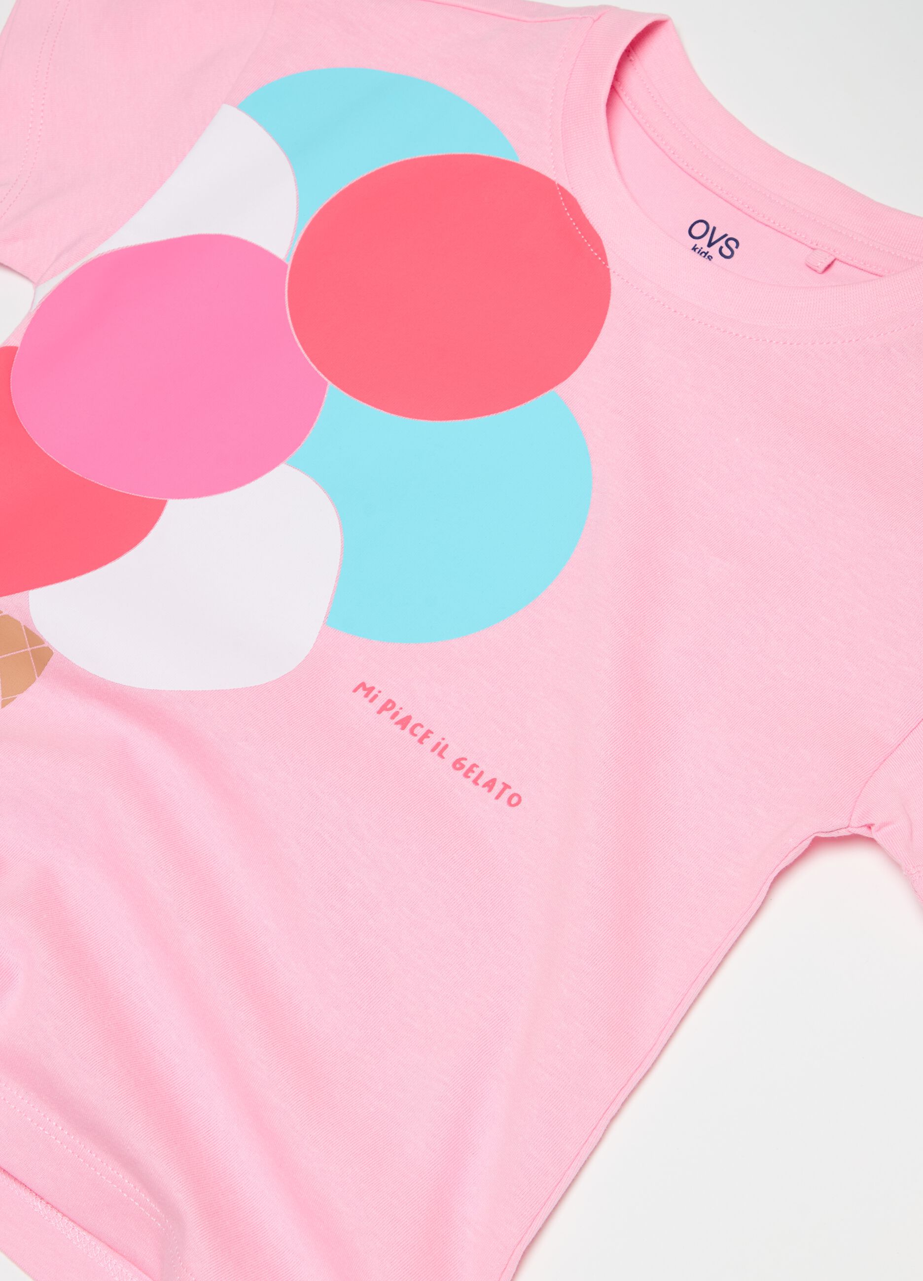 T-shirt in cotone con stampa