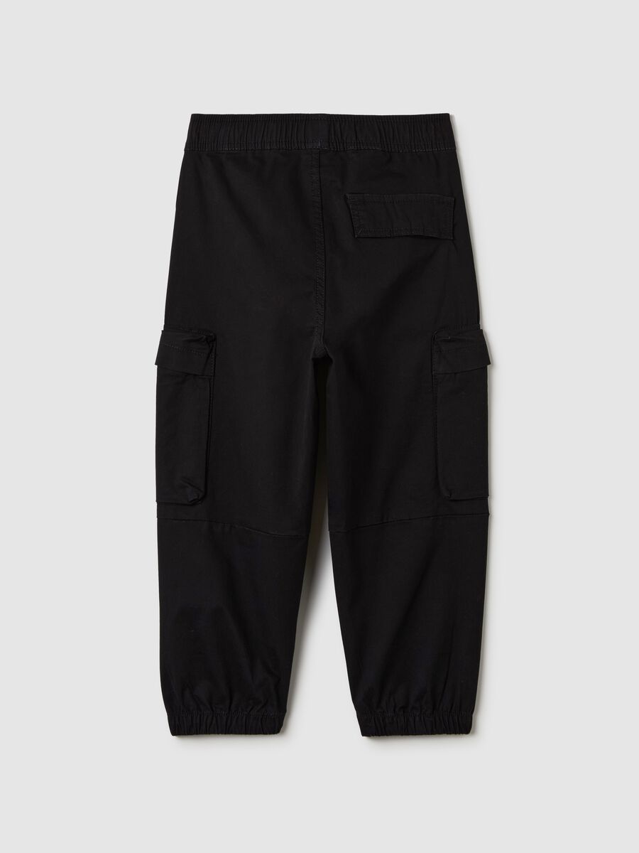 Parachute joggers with drawstring_1