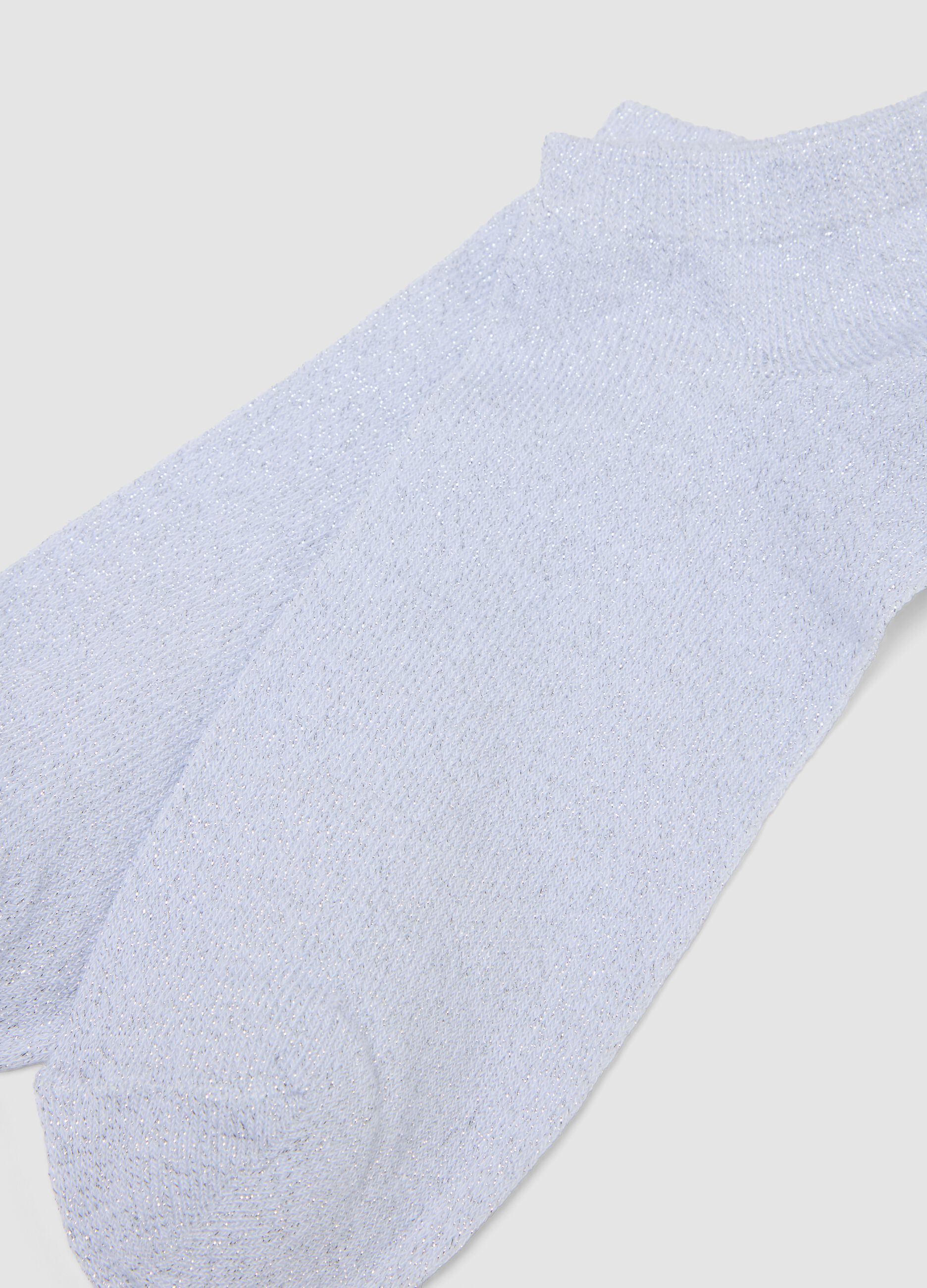3-pack of white organic cotton socks