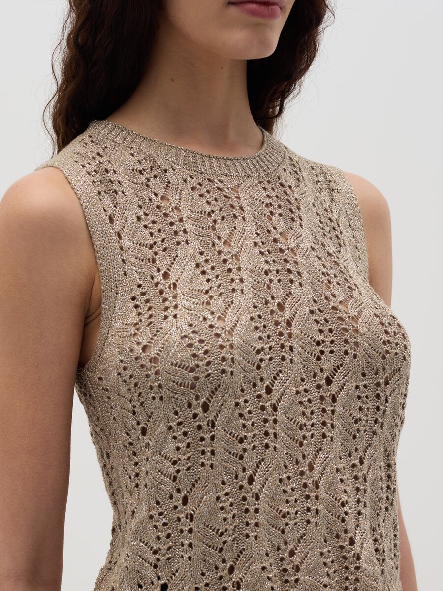 Lurex tank top with fringes_2
