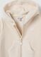 Baby beige jumpsuit with hood and zip_2